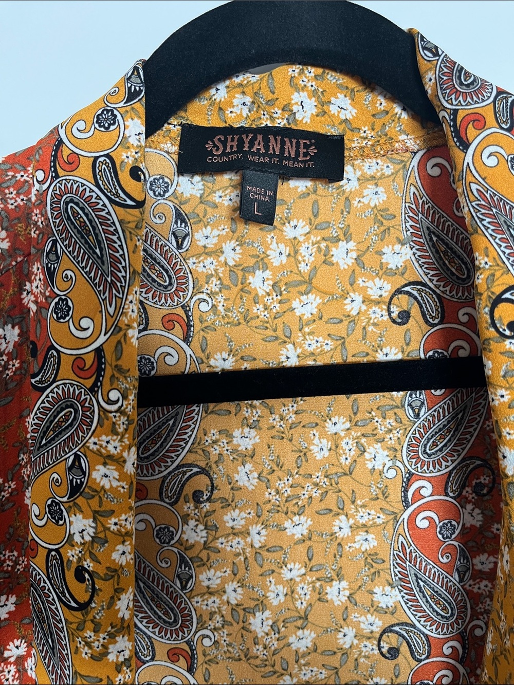 Shyanne Western Boho Patchwork Floral Duster Kimono - Multi Color - Picture 2 of 7